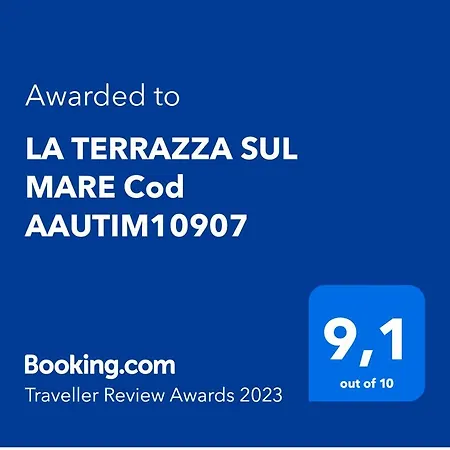 Lägenhet La Terrazza Sul Mare Cod Aautim10907 *